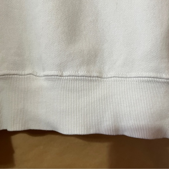 Agolde Balloon Sleeve Turtleneck Sweatshirt Pullover French Terry Plaster Size S - Picture 7 of 10